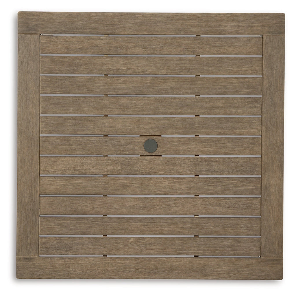 Aria Plains Brown Outdoor Dining Table