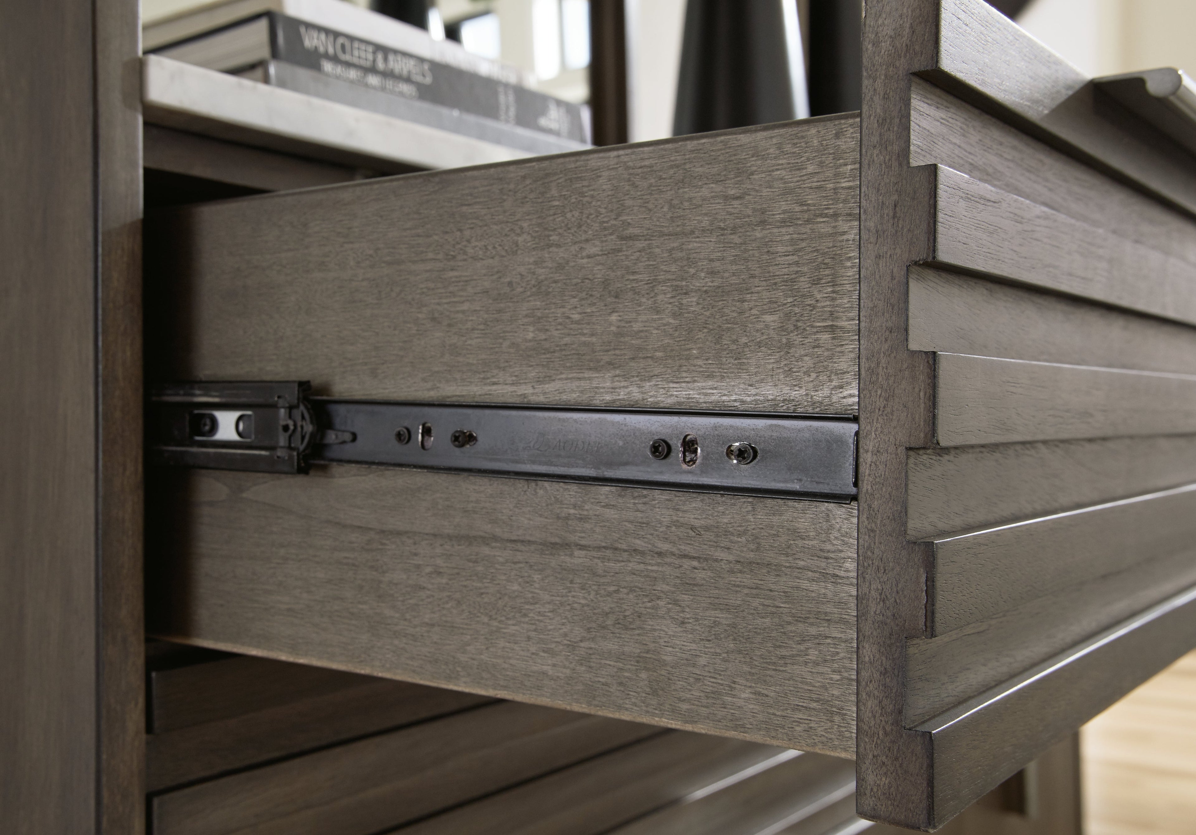 Arkenton Grayish Brown Dresser and Mirror