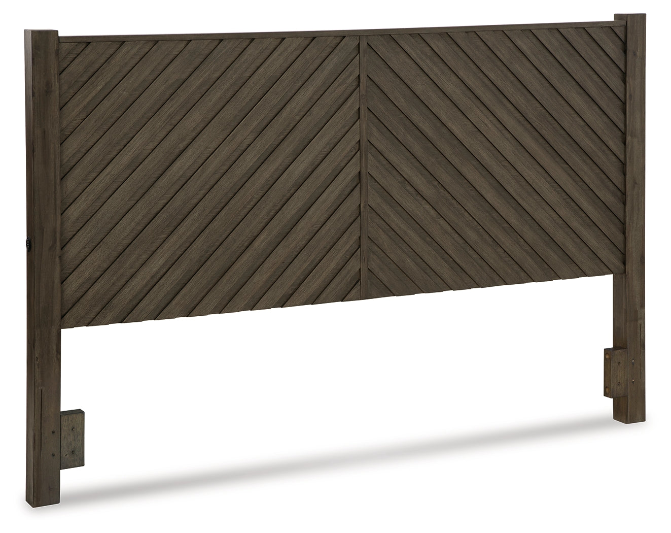 Arkenton Grayish Brown King Panel Bed, Dresser and Mirror