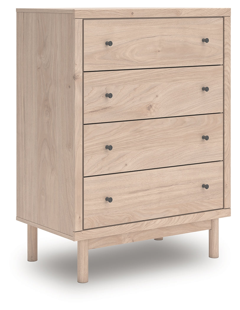 Arloster Tan Four Drawer Chest