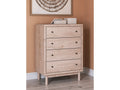 Arloster Tan Four Drawer Chest