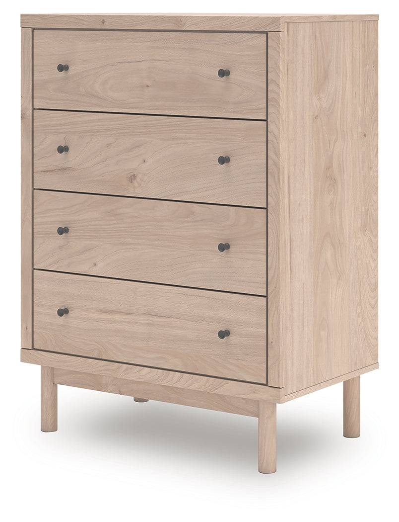 Arloster Tan Four Drawer Chest