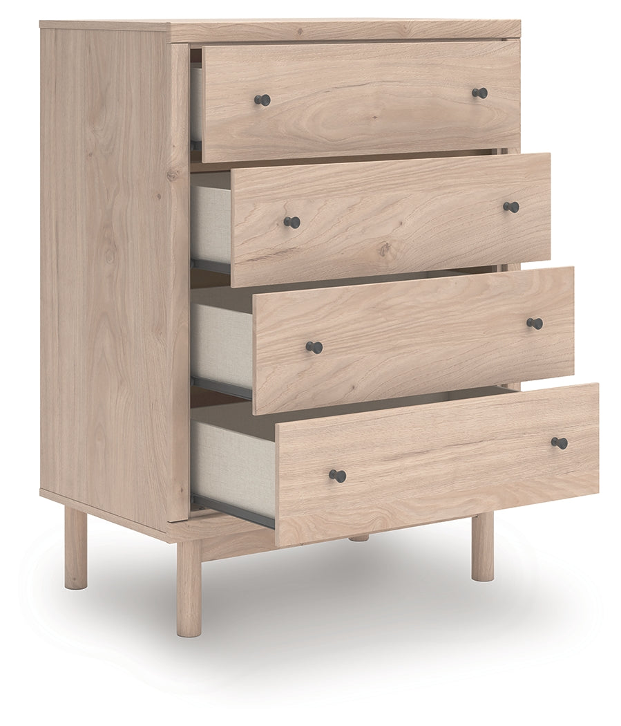 Arloster Tan Four Drawer Chest
