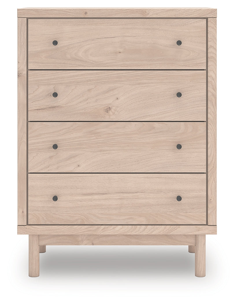 Arloster Tan Four Drawer Chest