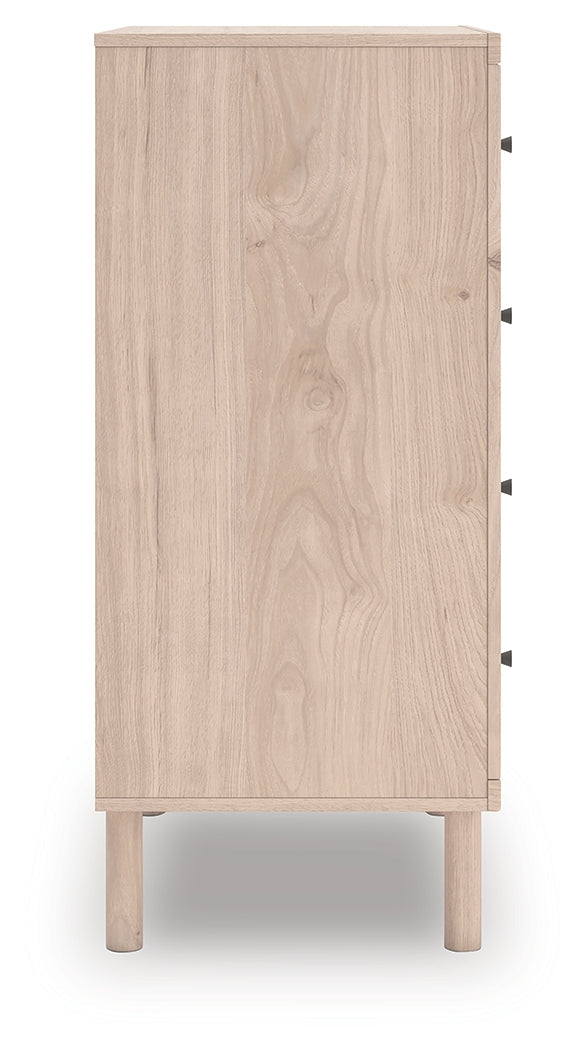 Arloster Tan Four Drawer Chest