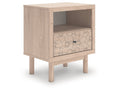 Arloster Tan One Drawer Nightstand
