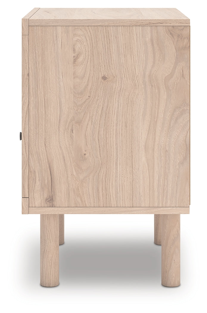 Arloster Tan One Drawer Nightstand