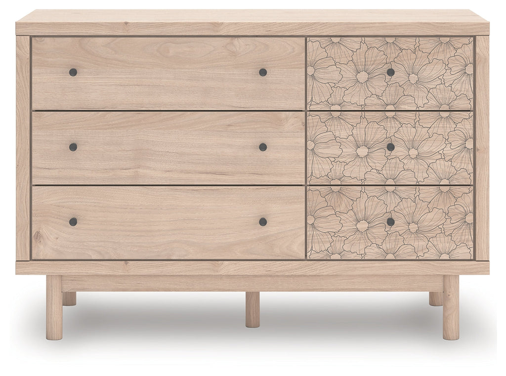 Arloster Tan Six Drawer Dresser