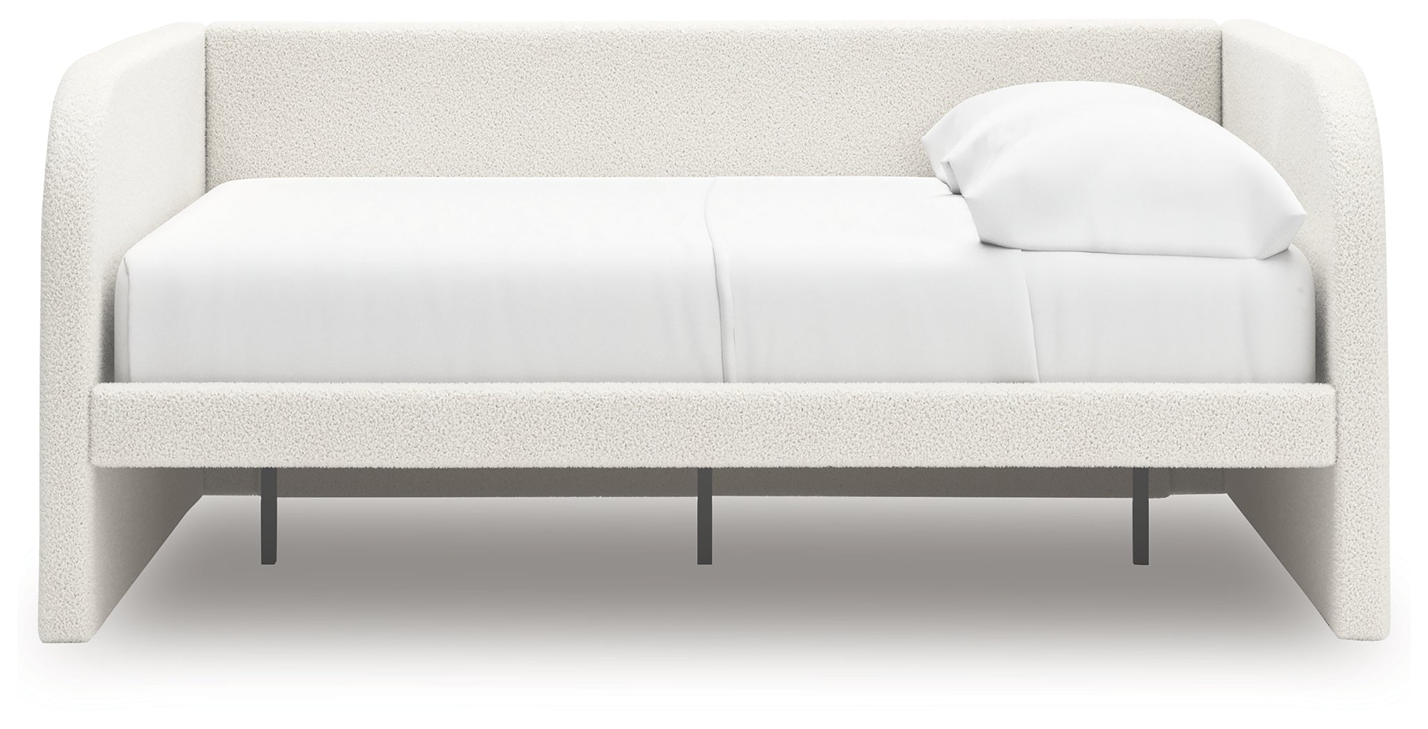 Arloster Tan/White Full Upholstered Day Bed