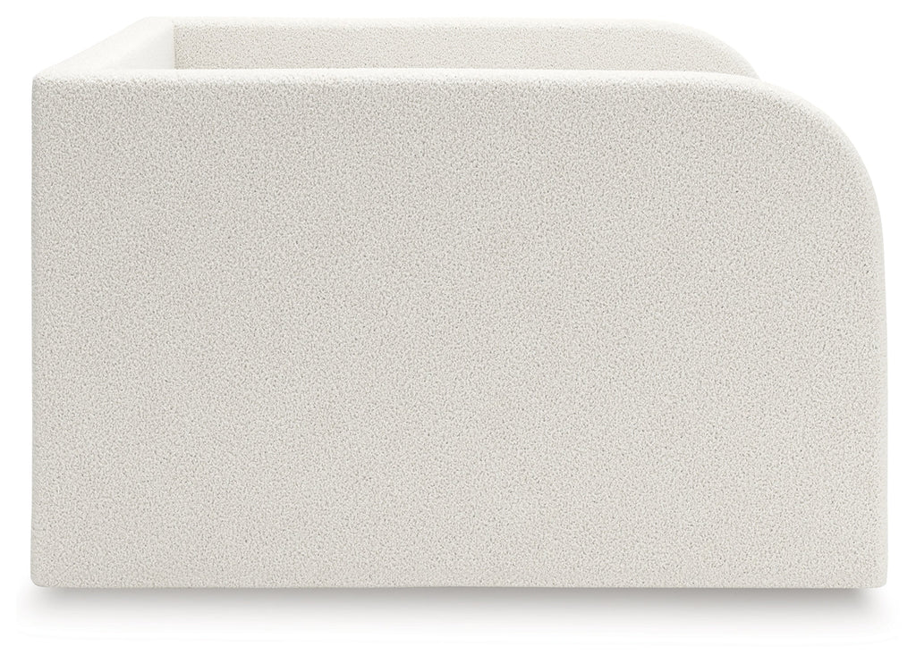 Arloster Tan/White Full Upholstered Day Bed