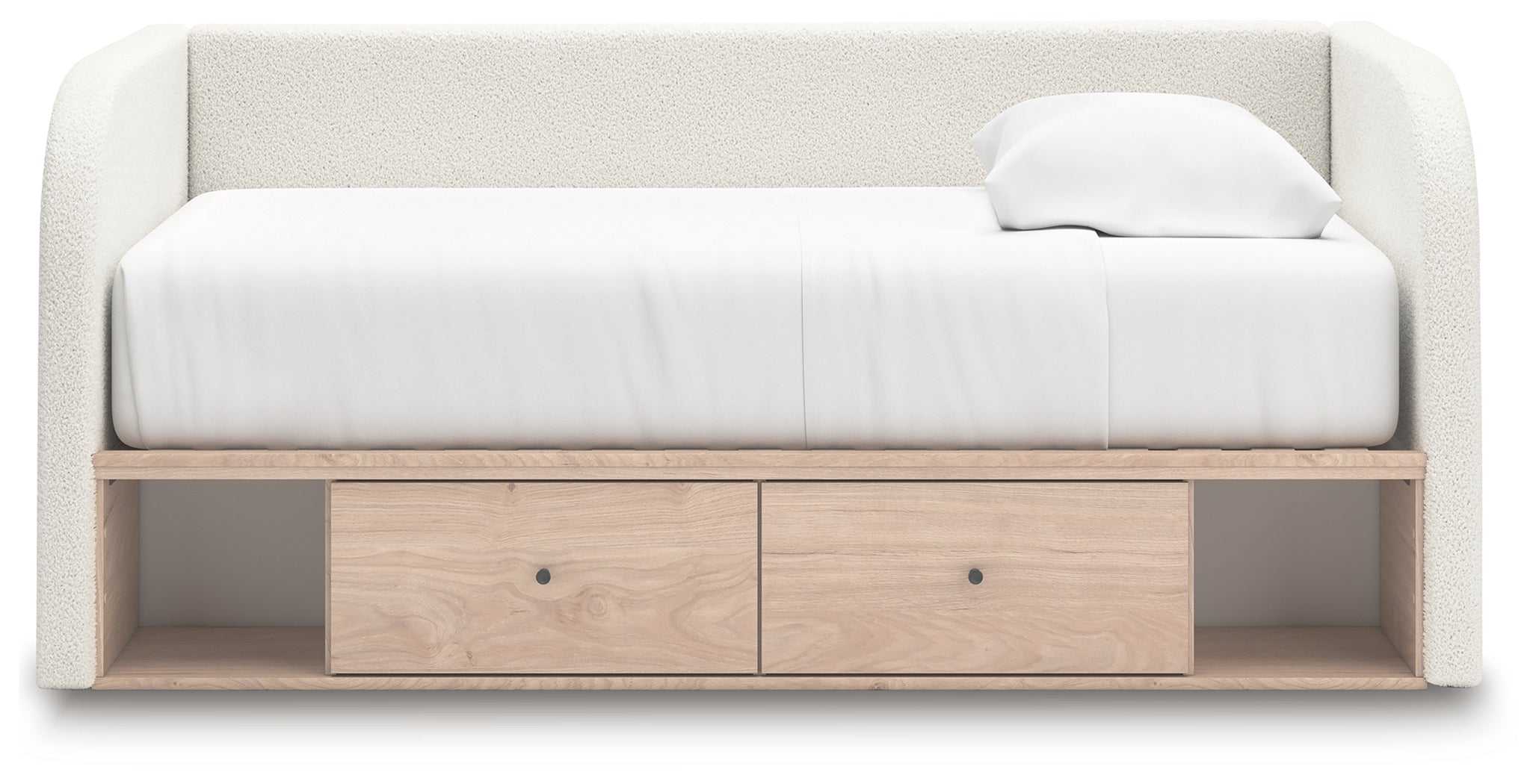 Arloster /Tan Twin Day Bed, White