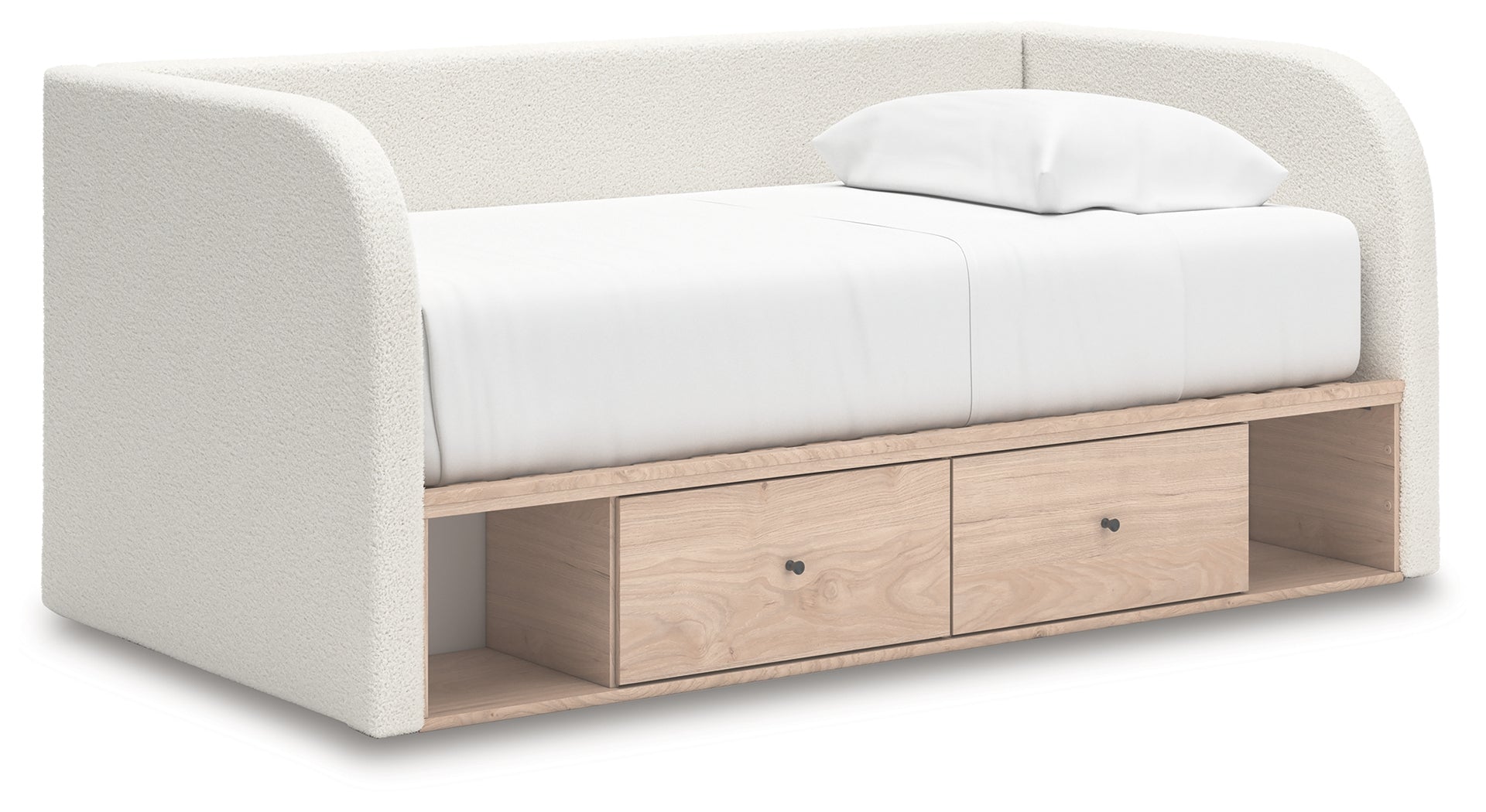 Arloster /Tan Twin Day Bed, White