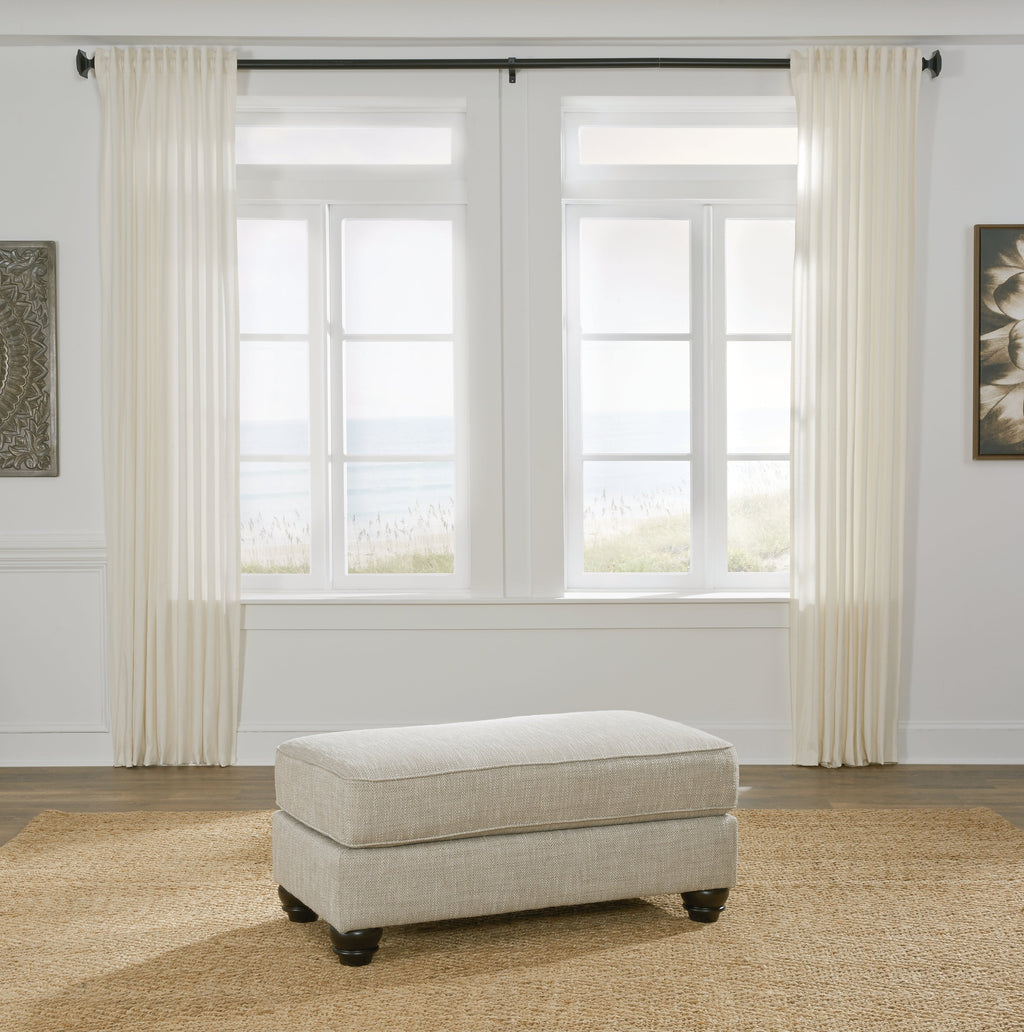 Asanti Fog Loveseat and Ottoman