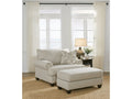 Asanti Fog Oversized Chair and Ottoman