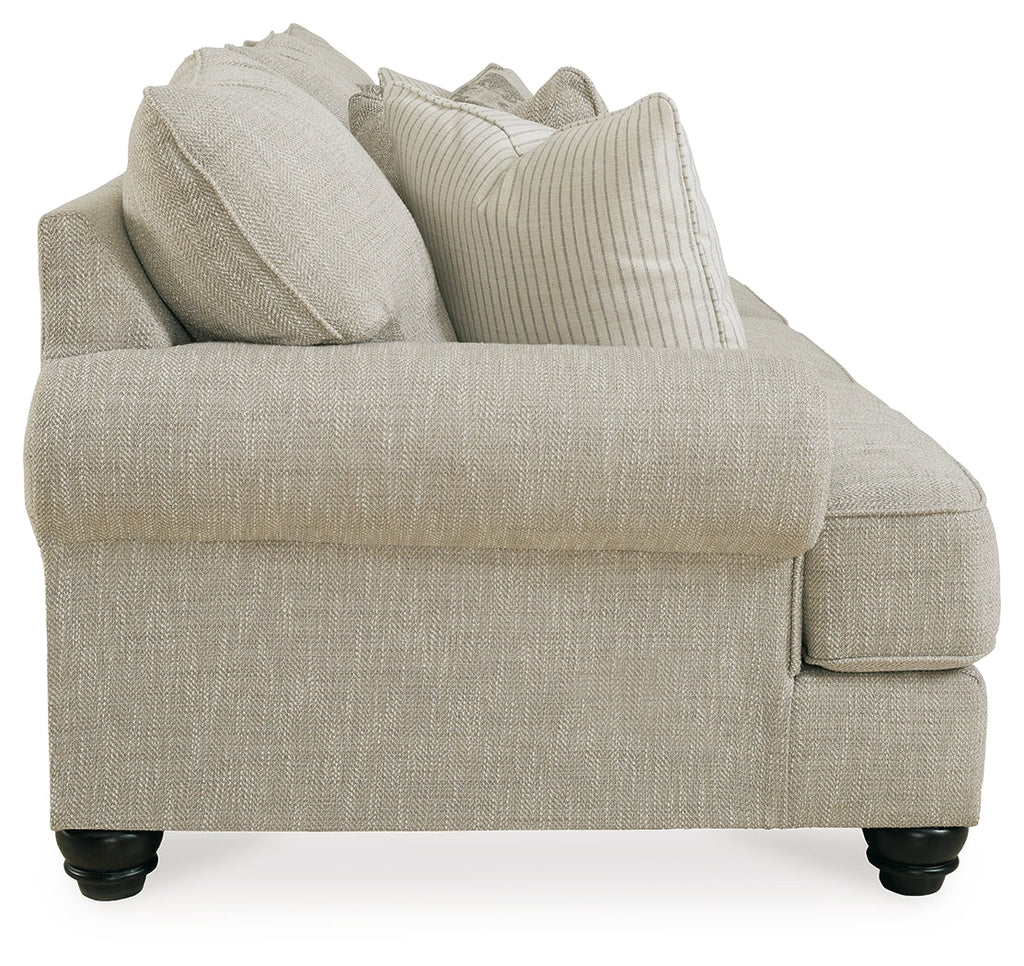 Asanti Fog Sofa, Loveseat, Chair and Ottoman