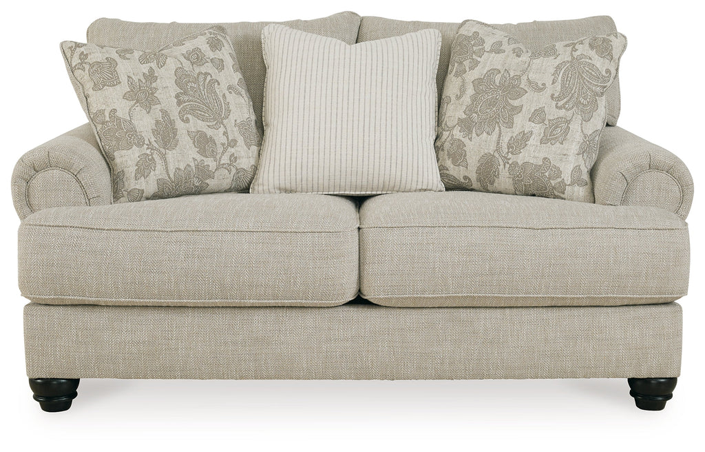 Asanti Fog Sofa, Loveseat, Chair and Ottoman
