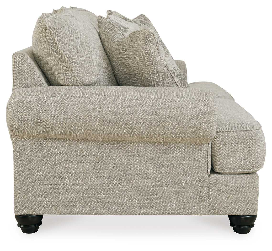 Asanti Fog Sofa, Loveseat, Chair and Ottoman
