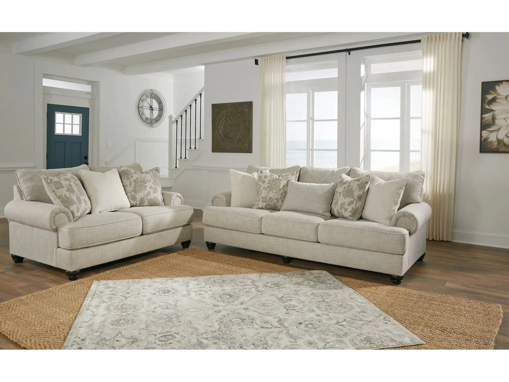 Asanti Fog Sofa and Loveseat