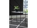 Ashber White/Black Accent Table