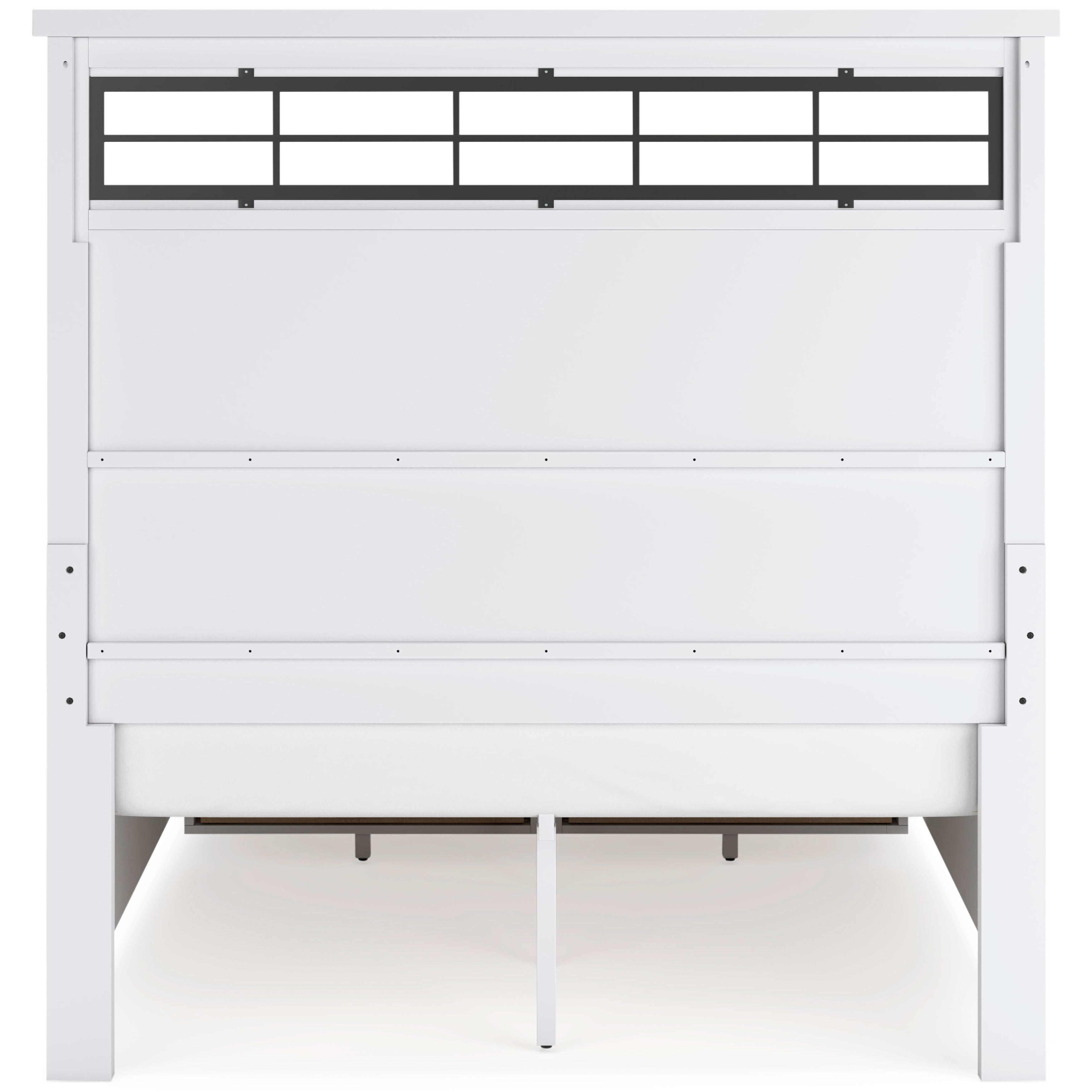 Ashbryn White/Natural Queen Panel Storage Bed