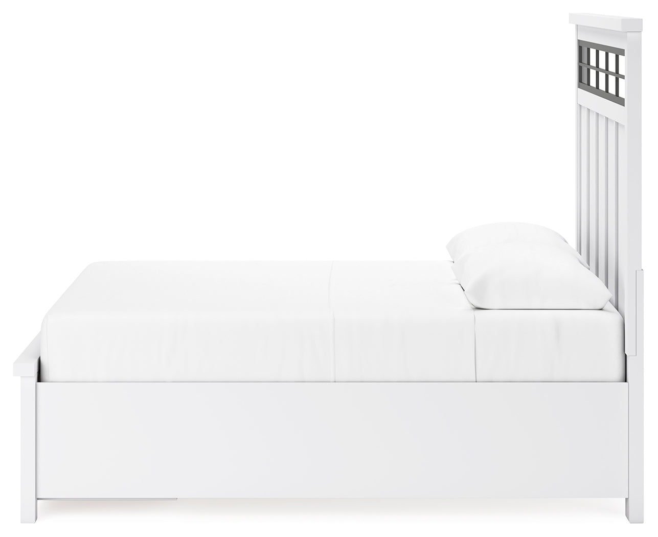 Ashbryn /Natural Queen Panel Storage Bedroom Set, White