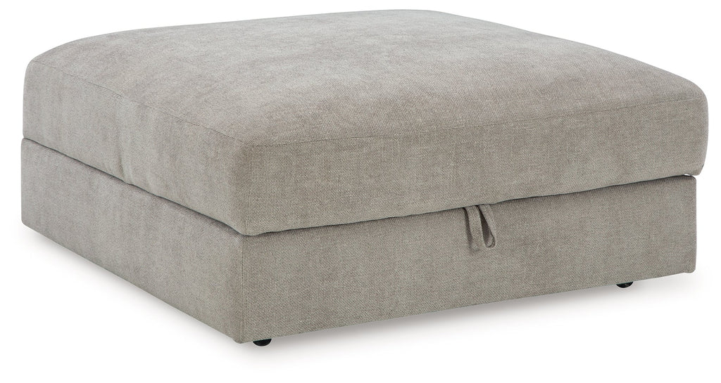 Aslan Court Flax Ottoman With Storage