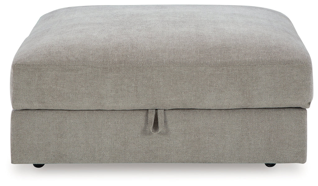 Aslan Court Flax Ottoman With Storage