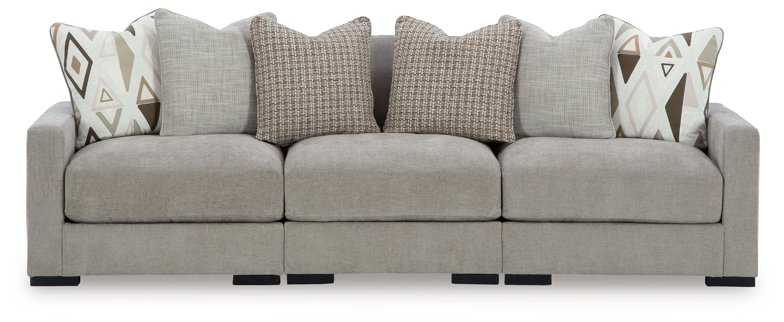Aslan Court Pebble 3-Piece Sofa Sectional