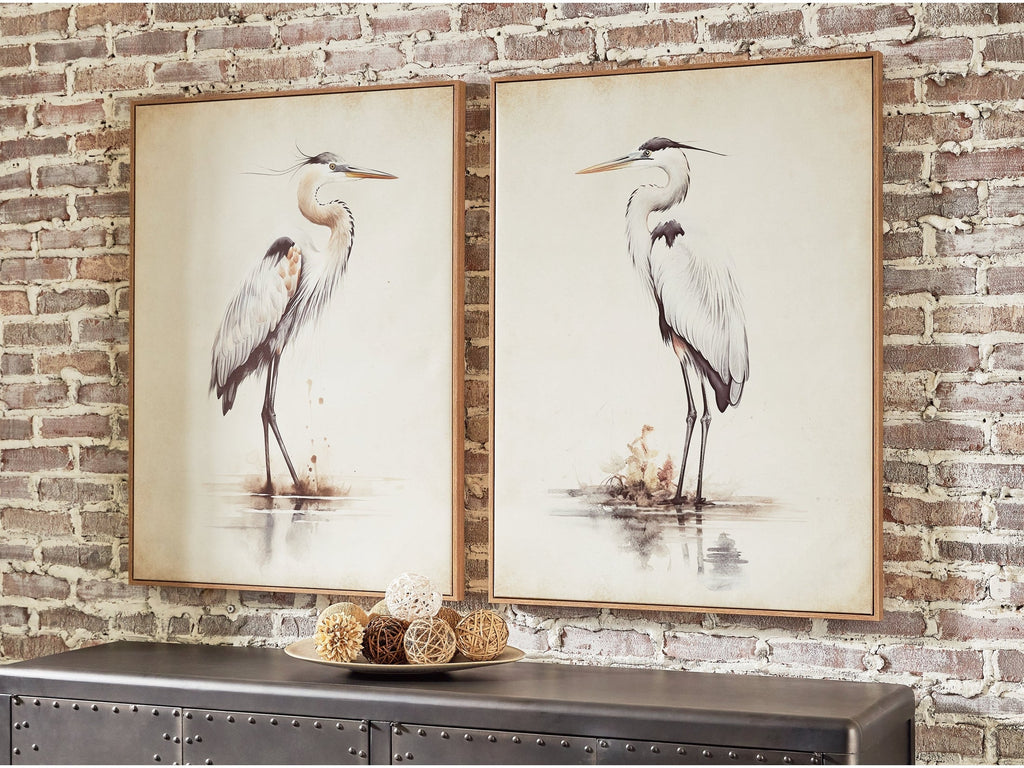 Aubinell Beige Wall Art Set (Set of 2)