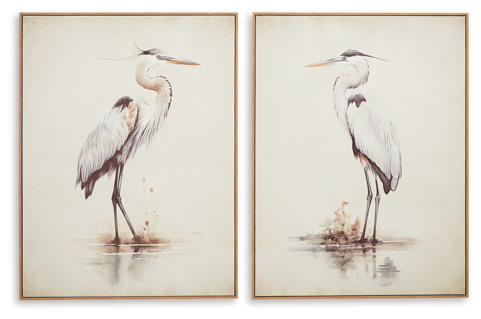 Aubinell Beige Wall Art Set (Set of 2)