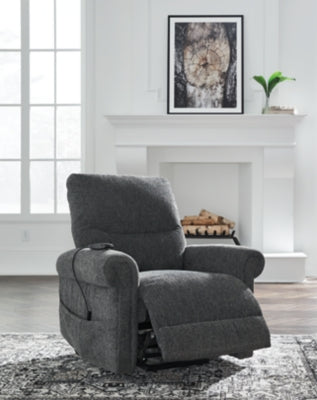 Aureta Charcoal Power Lift Recliner