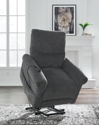 Aureta Charcoal Power Lift Recliner