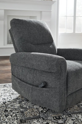 Aureta Charcoal Power Lift Recliner