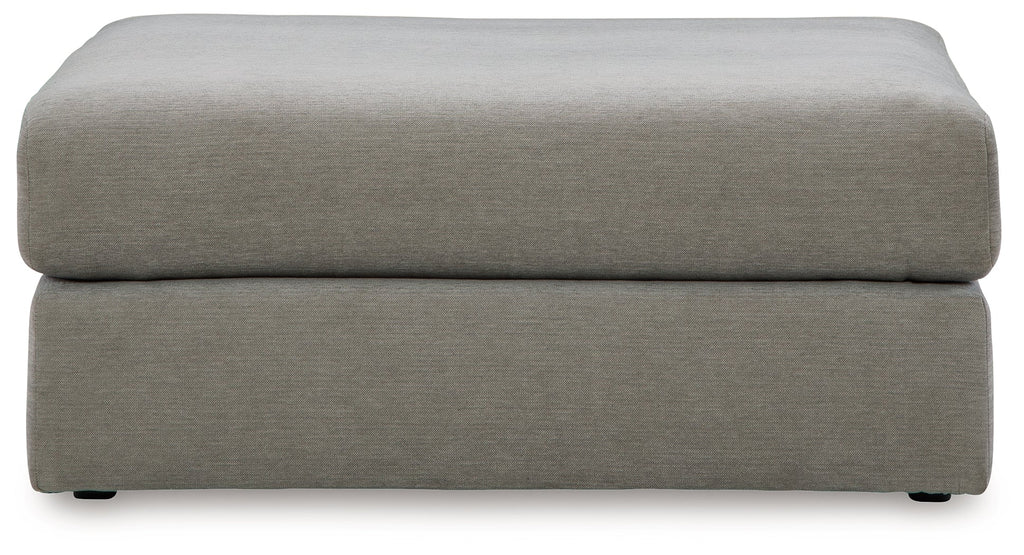 Avaliyah Ash 4-Piece Sectional and Oversized Accent Ottoman