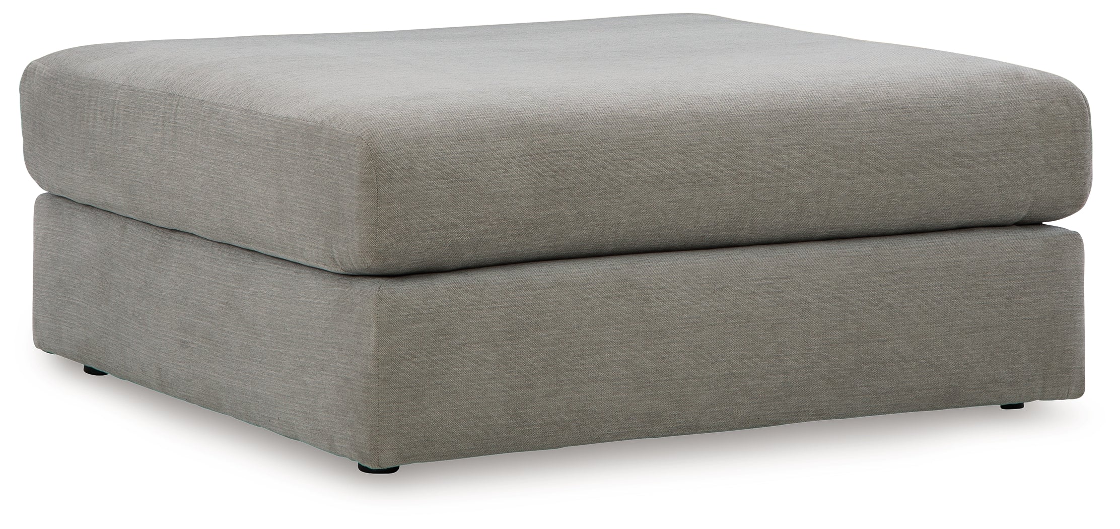 Avaliyah Ash 4-Piece Sectional and Oversized Accent Ottoman