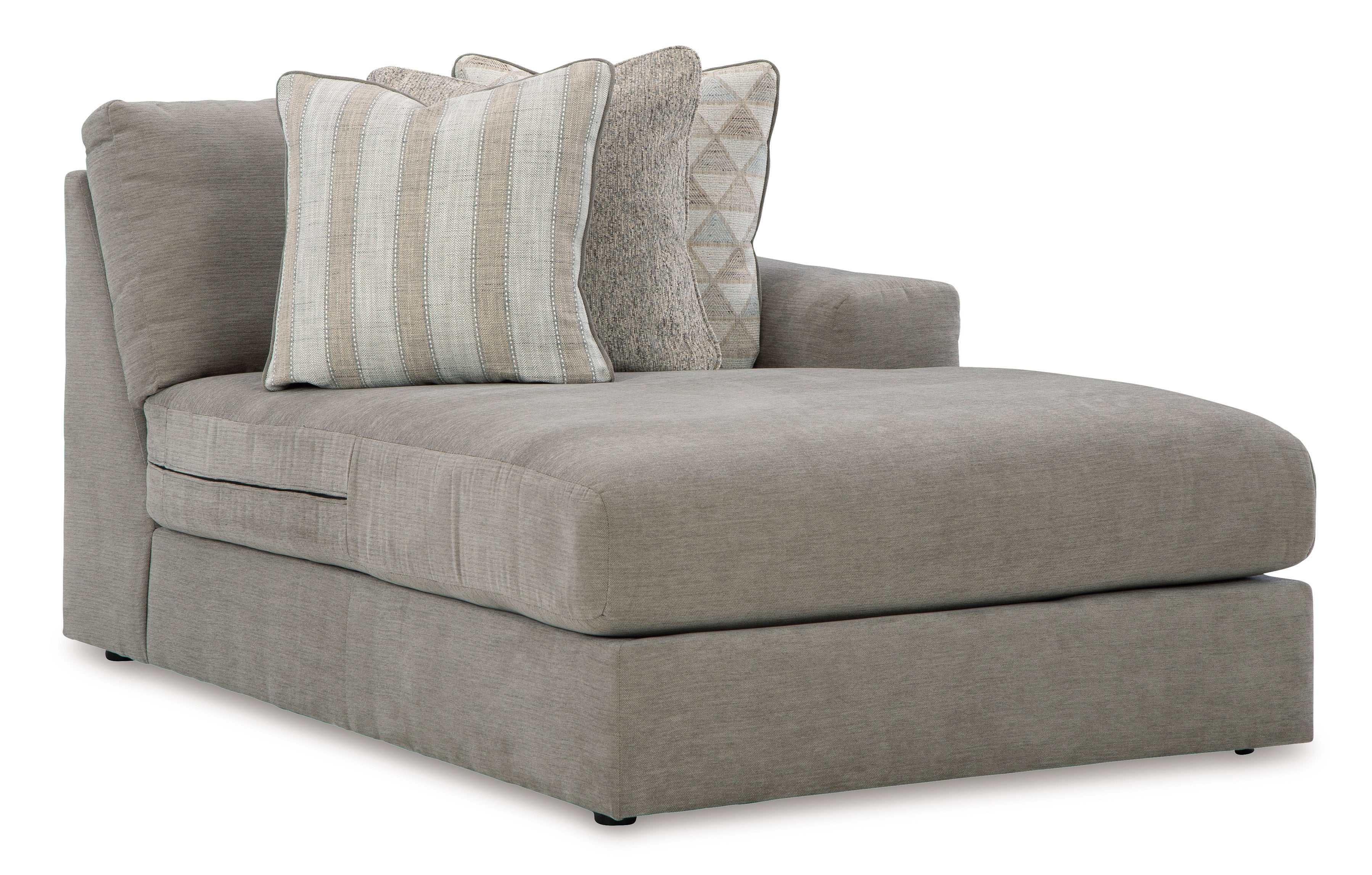 Avaliyah Ash Gray Chenille Modular Sectional Units
