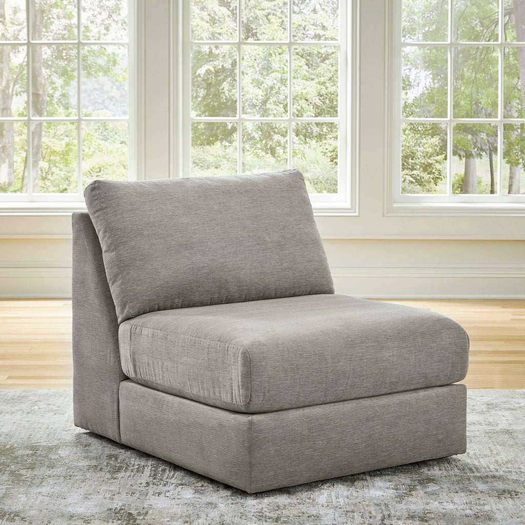Avaliyah Ash Gray Chenille Modular Sectional Units