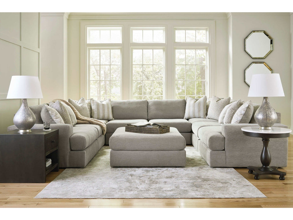 Avaliyah Ash Gray Chenille Modular Sectional Units