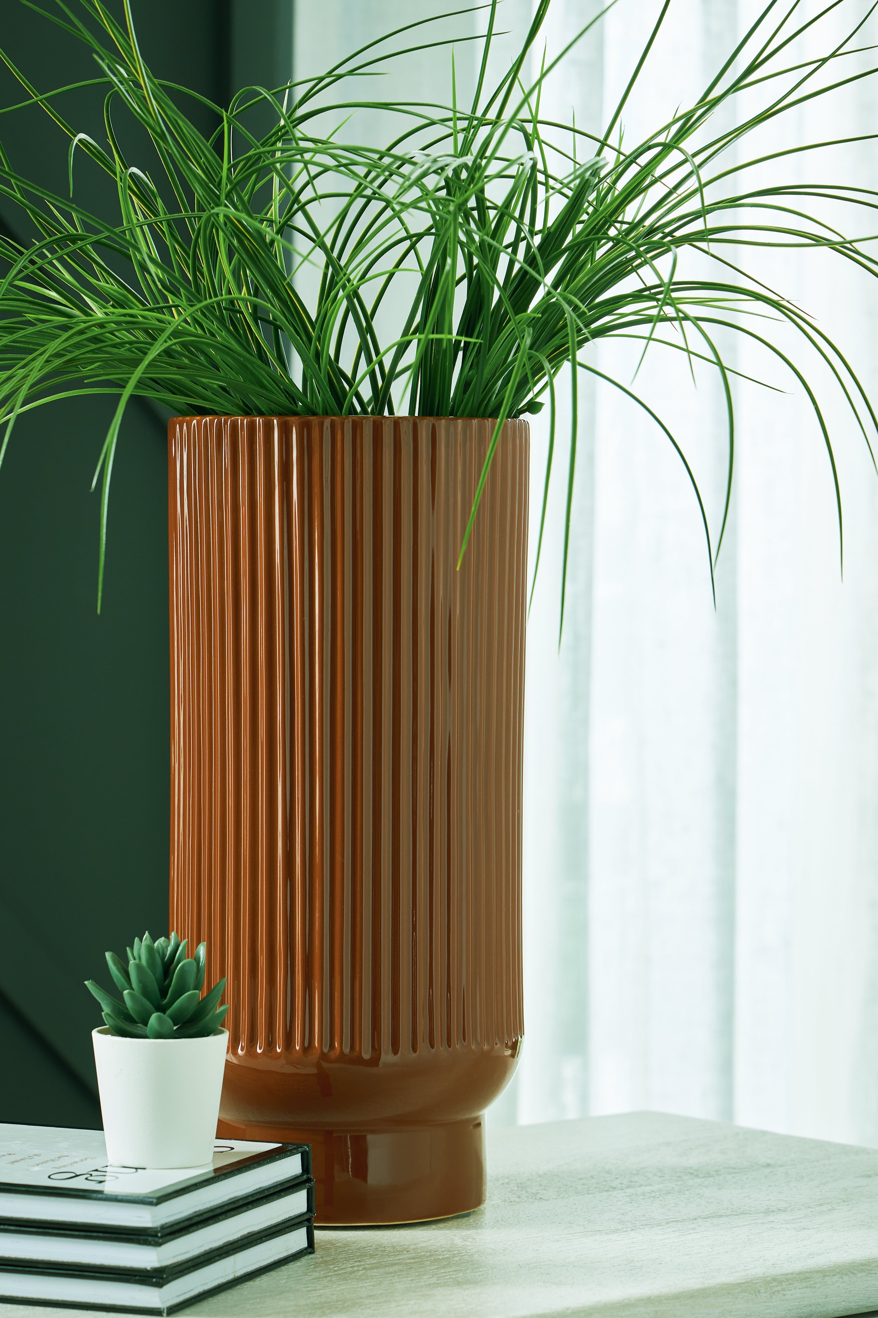 Avalyah Burnt Umber Tall Vase