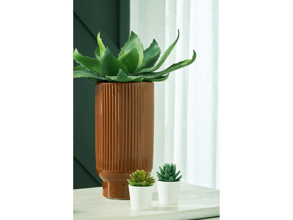 Avalyah Burnt Umber Vase (Set of 2)