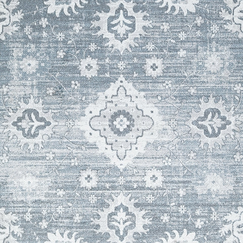 Avanworths Blue/Gray/Ivory Washable Medium Rug