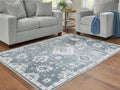 Avanworths Blue/Gray/Ivory Washable Medium Rug