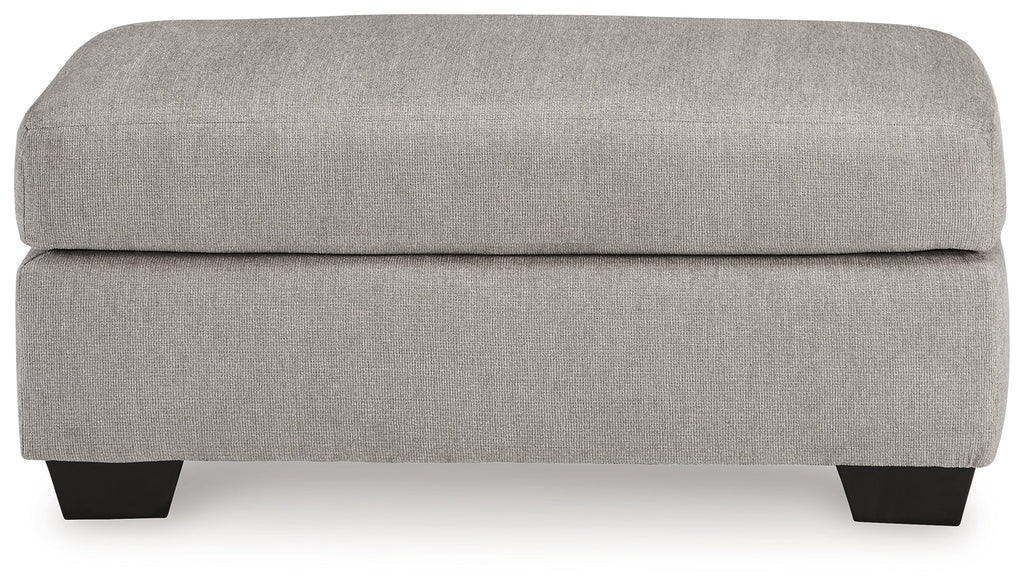 Avenal Park Flannel Oversized Chair & Ottoman