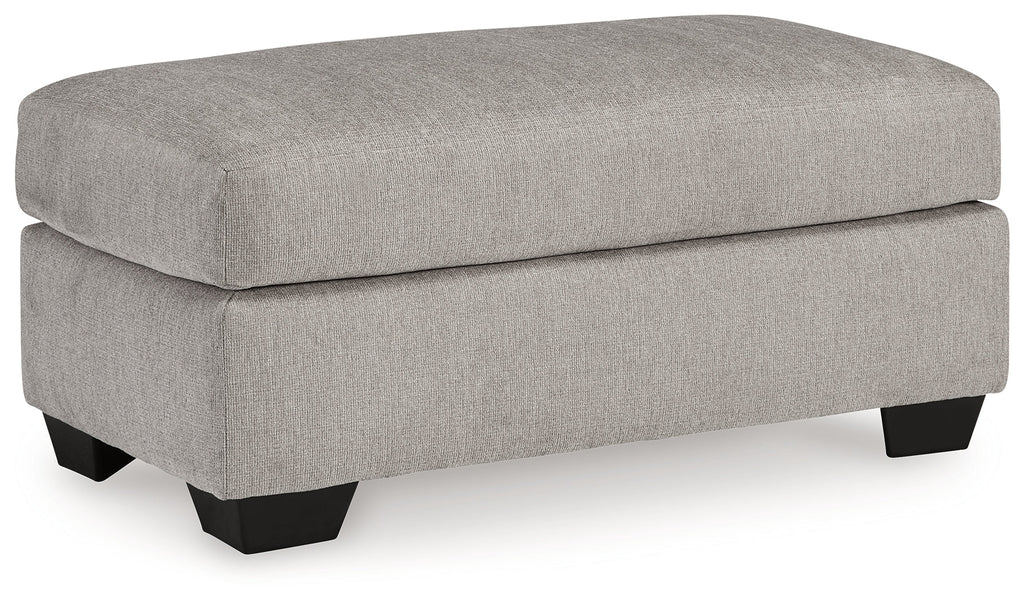Avenal Park Flannel Oversized Chair & Ottoman