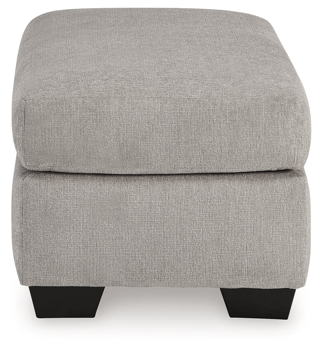 Avenal Park Flannel Oversized Chair & Ottoman