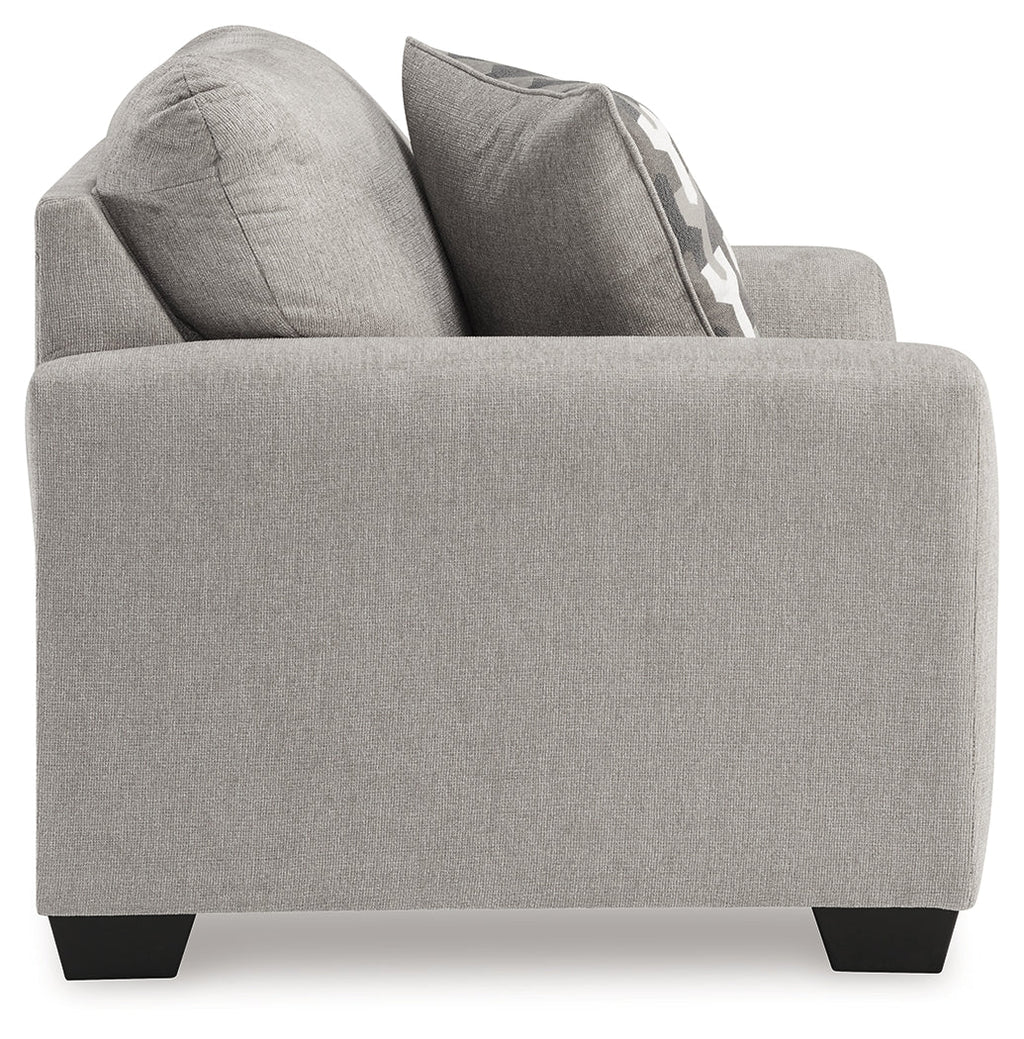 Avenal Park Flannel Oversized Chair & Ottoman