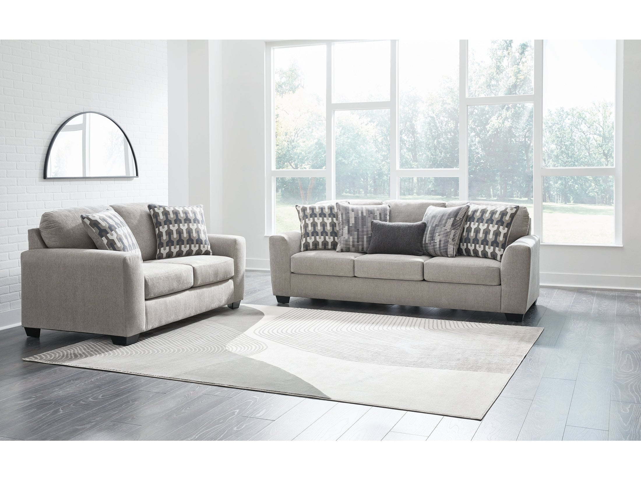 Avenal Park Flannel Sofa & Loveseat