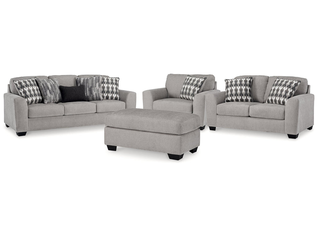 Avenal Park Flannel Sofa & Loveseat & Oversized Chair & Ottoman