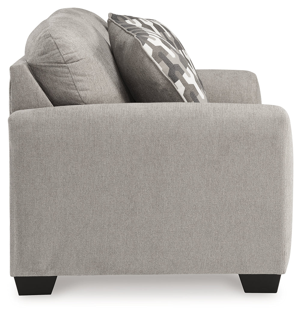 Avenal Park Flannel Sofa and 2 Loveseats