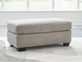 Avenal Park Gray Ottoman